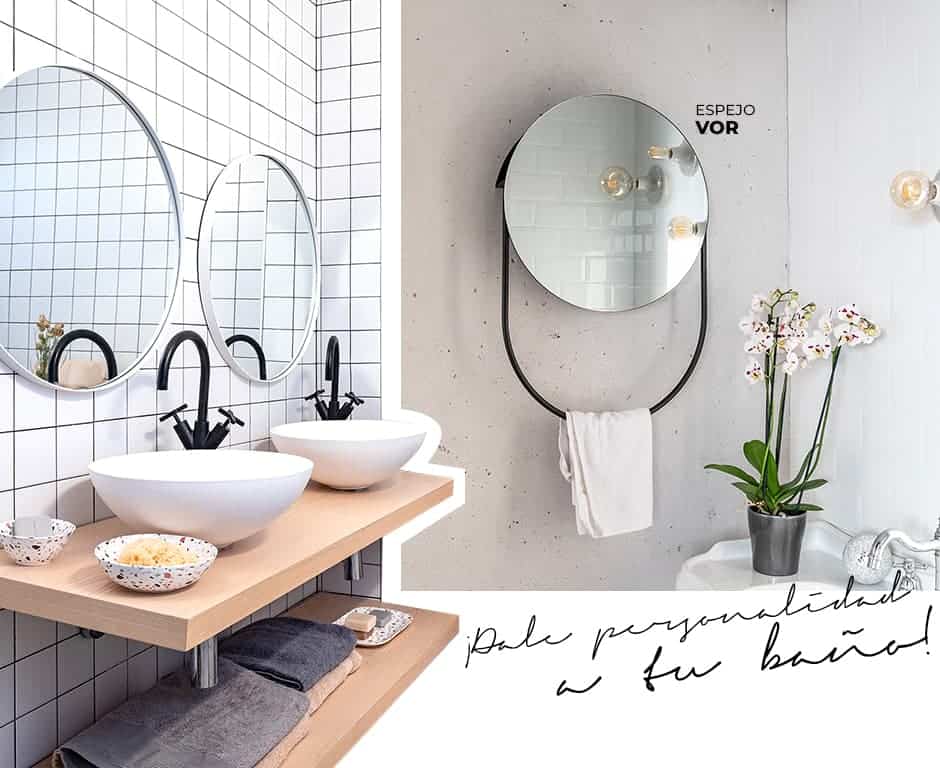 miroirs décoratifs pour la salle de bains
