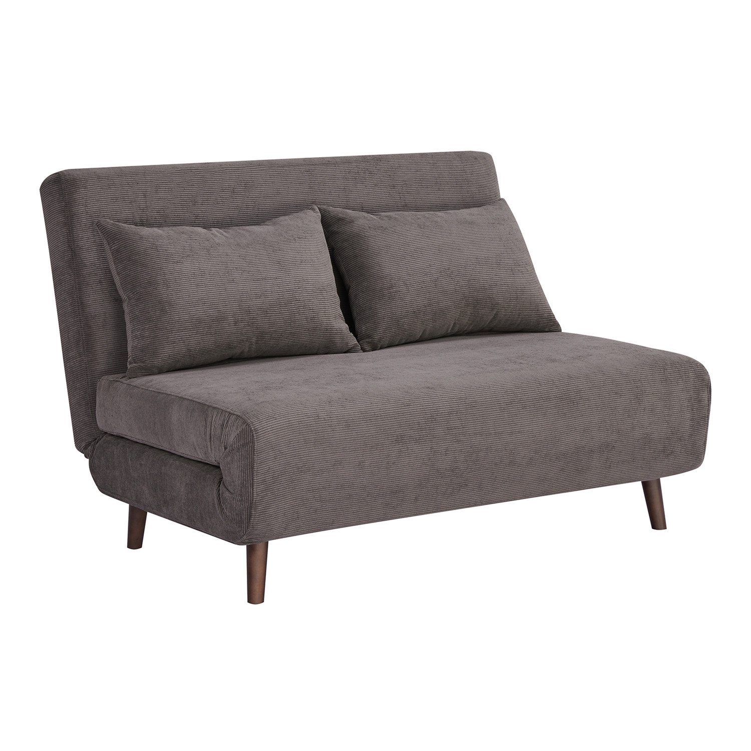 Elen 2-Seater Sofa Bed in Corduroy - SKLUM